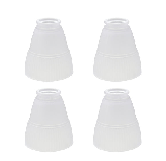 # 23043-4 Transitional Style Bell Shaped Frosted Replacement Glass Shade, 2-1/8