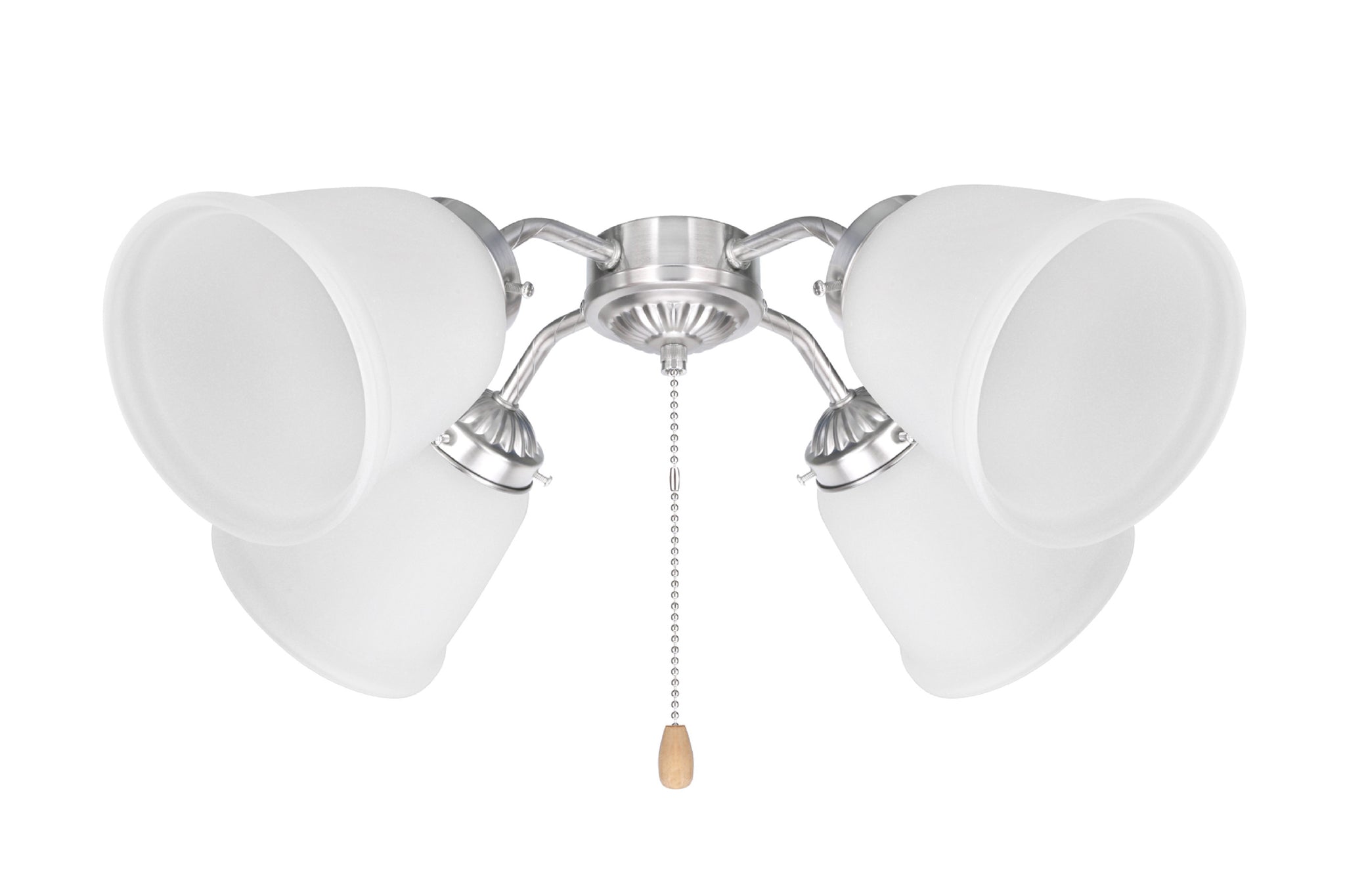 23045-4 Transitional Style Bell Shaped Frosted Replacement Glass