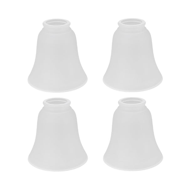 23046-4 Transitional Style Bell Shaped Frosted Replacement Glass