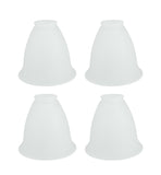 # 23074-4 Frosted Transitional Style Replacement Glass Shade, 2-1/8" Fitter Size, 5" high x 5-1/2" diameter, 4 Pack