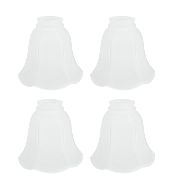 # 23075-4 Frosted Transitional Style Replacement Glass Shade, 2-1/8