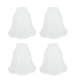 # 23075-4 Frosted Transitional Style Replacement Glass Shade, 2-1/8" Fitter Size, 5" high x 5-3/4" diameter, 4 Pack