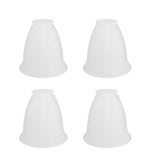 # 23076-4 Frosted Transitional Style Replacement Glass Shade, 2-1/8" Fitter Size, 4-7/8" high x 4-7/8" diameter, 4 Pack