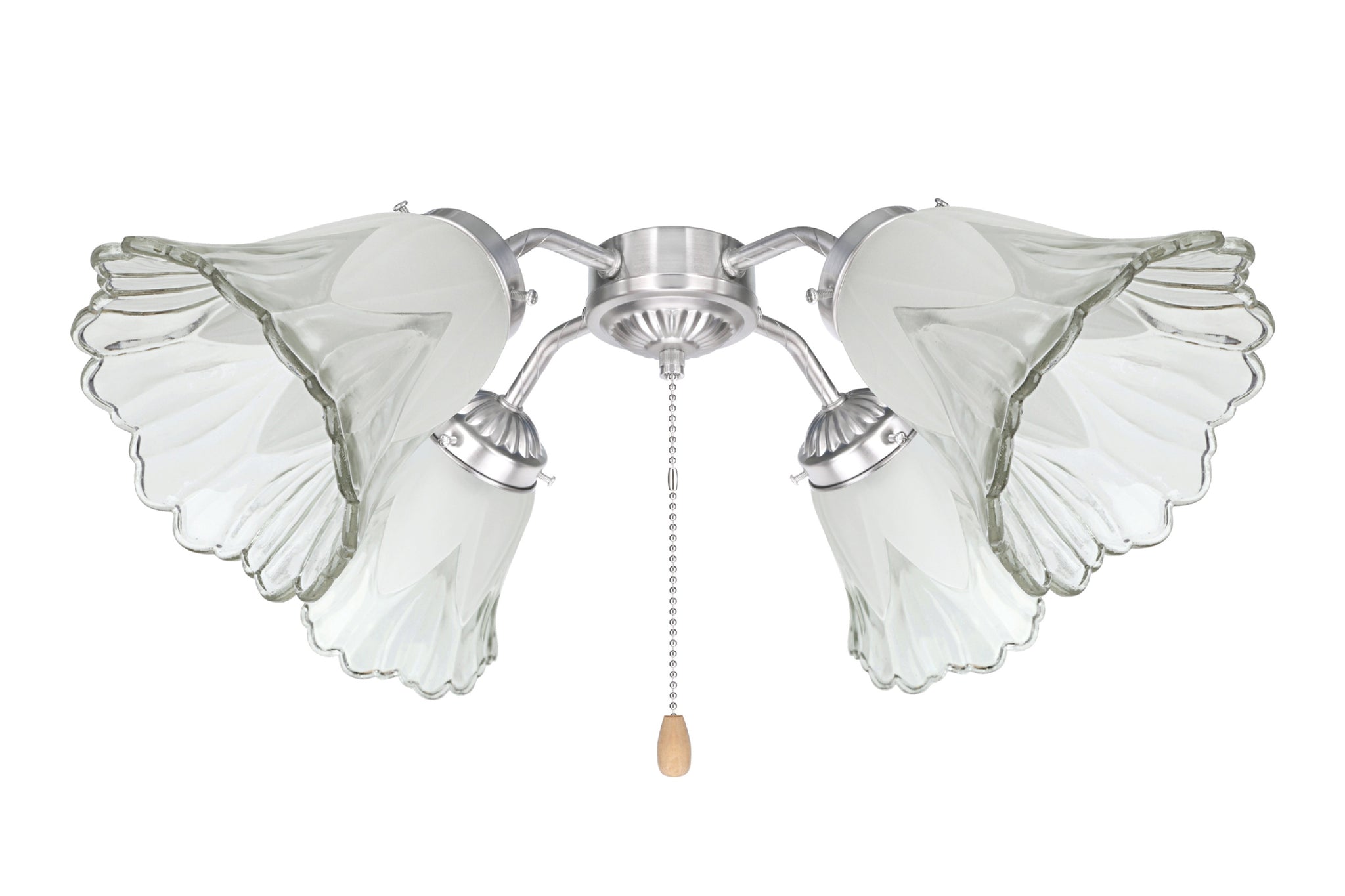 Aspen Creative Corporation 15 In. 3-Light ORB Transitional Flush Mount With Frosted Glass Shade And No Bulbs Included 2 Pack 63024 05 2