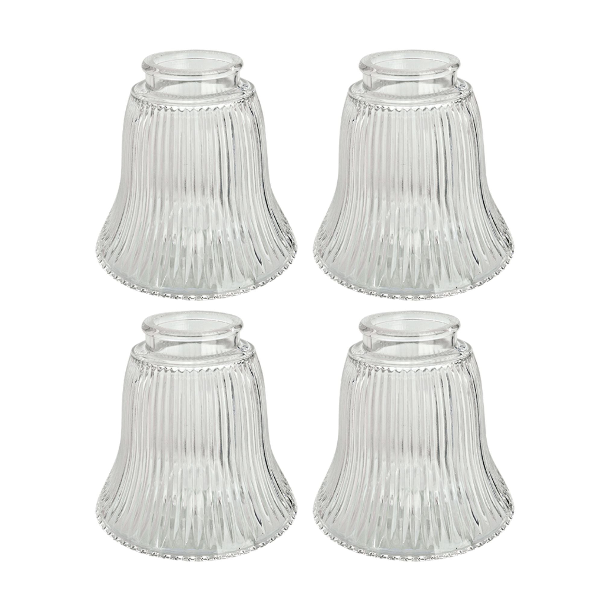 23127-4 Contemporary Clear Ceiling Fan Replacement Glass