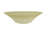 # 23093-01 Amber Transitional Style Replacement Torchiere Glass Shade, 4-1/2" high x 15-5/8" diameter