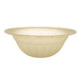 # 23095-01 Amber Transitional Style Replacement Torchiere Glass Shade, 6" high x 15-3/4" diameter