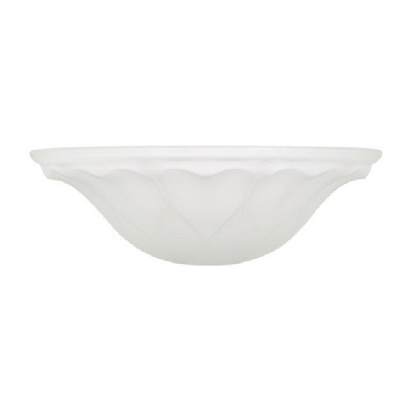 # 23116-01 Frosted Glass Shade for Medium Base Socket Torchiere Lamp, Swag Lamp and Pendant, 1-5/8