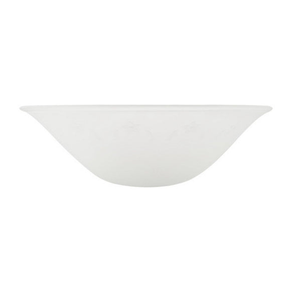 # 23118-01 Frosted Glass Shade for Medium Base Socket Torchiere Lamp, Swag Lamp and Pendant, 15-5/8