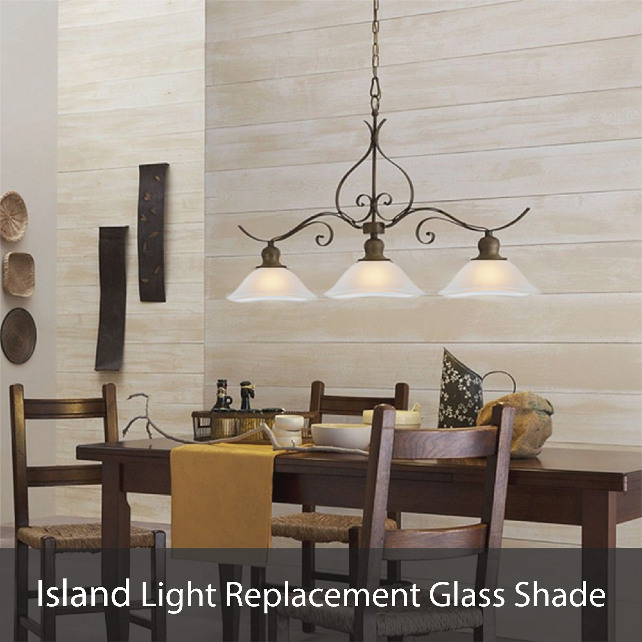 23145-11, Frosted Glass Shade for Medium Base Socket Torchiere