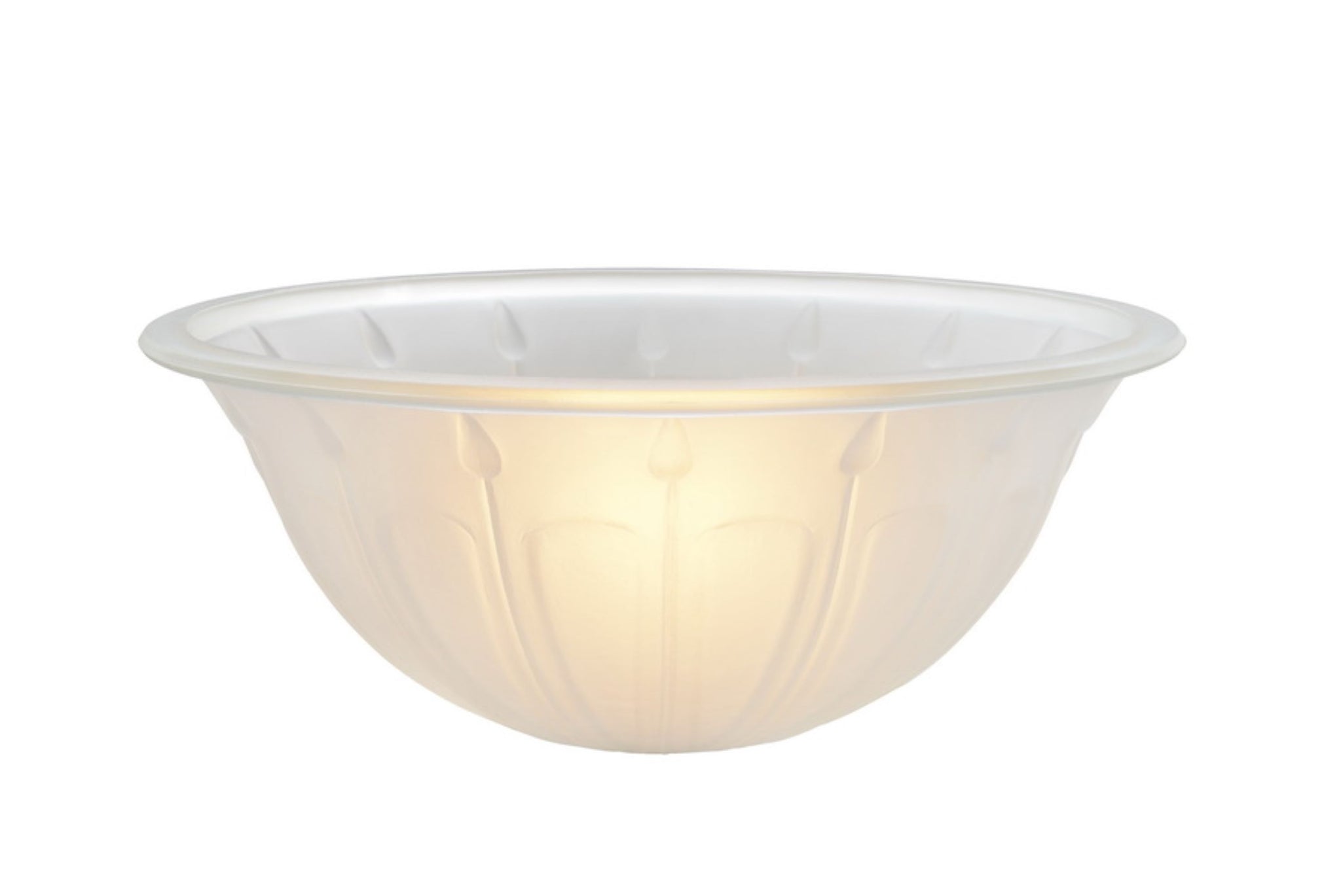 23153-11, Frosted Glass Shade for Medium Base Socket Torchiere