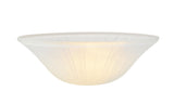 # 23511-11,Frosted Glass Shade for Medium Base Socket Torchiere Lamp, Swag Lamp and Pendant,15-3/4" Diameter x 5-3/8" High.