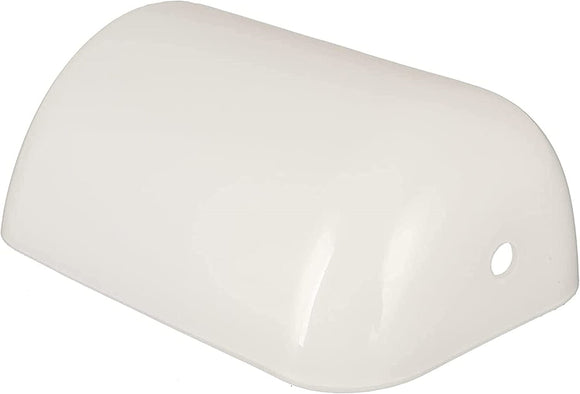 # 23601-11, Replacement Cased Opal Glass Shade For Bankers & Pharmacy Lamps, 8-3/4