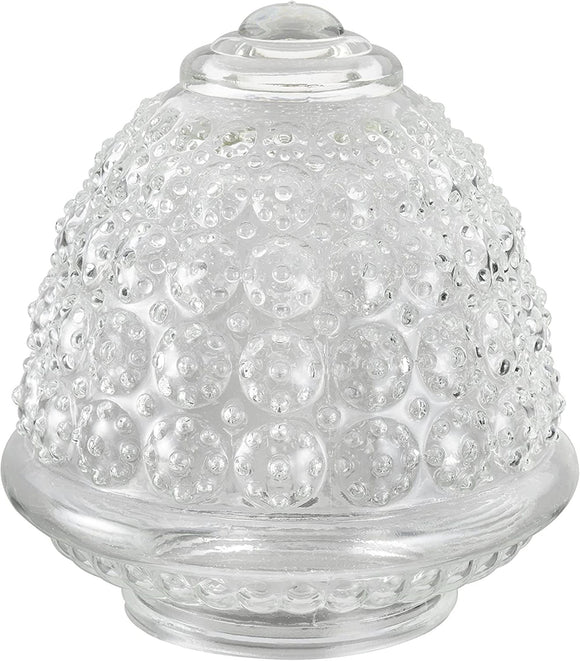 # 23602-01, Clear Pineapple Glass Shade For Lighting fixture/Pendant/Wall Lamp, 5-1/2