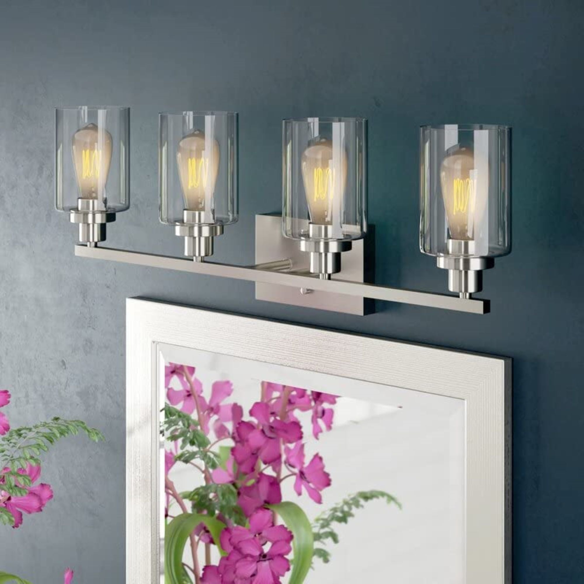 23614, Clear Cylinder Cracked Glass Shade.3-1/2 23614, Clear Cylinder Cracked Glass Shade.3-1/2
