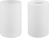 # 23613, Frosted Cylinder Glass Shade.3-1/2"Dia x 5-1/2"H / Center Hole: 42mm. Sold in 1 / 2 / 3 & 4 Pack.