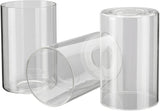 # 23616, Clear Cylinder Glass Shade.3-1/2"Dia x 5-1/2"H / Center Hole: 42mm. Sold in 1 / 2 / 3 & 4 Pack.