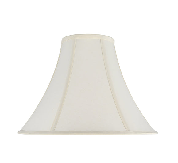 # 30031 Transitional Bell Shape Spider Construction Lamp Shade in an Ivory Cotton Fabric, 16
