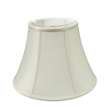 # 30032 Transitional Bell Shape Spider Construction Lamp Shade in Light Ivory Cotton Fabric, 13" wide (7" x 13" x 9 1/2")