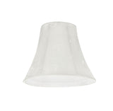 # 30057-X Small Bell Shape Mini Chandelier Clip-On Lamp Shade, Transitional Design in Beige, 6" bottom width (3" x 6" x 5") - Sold in 2, 5, 6 & 9 Packs
