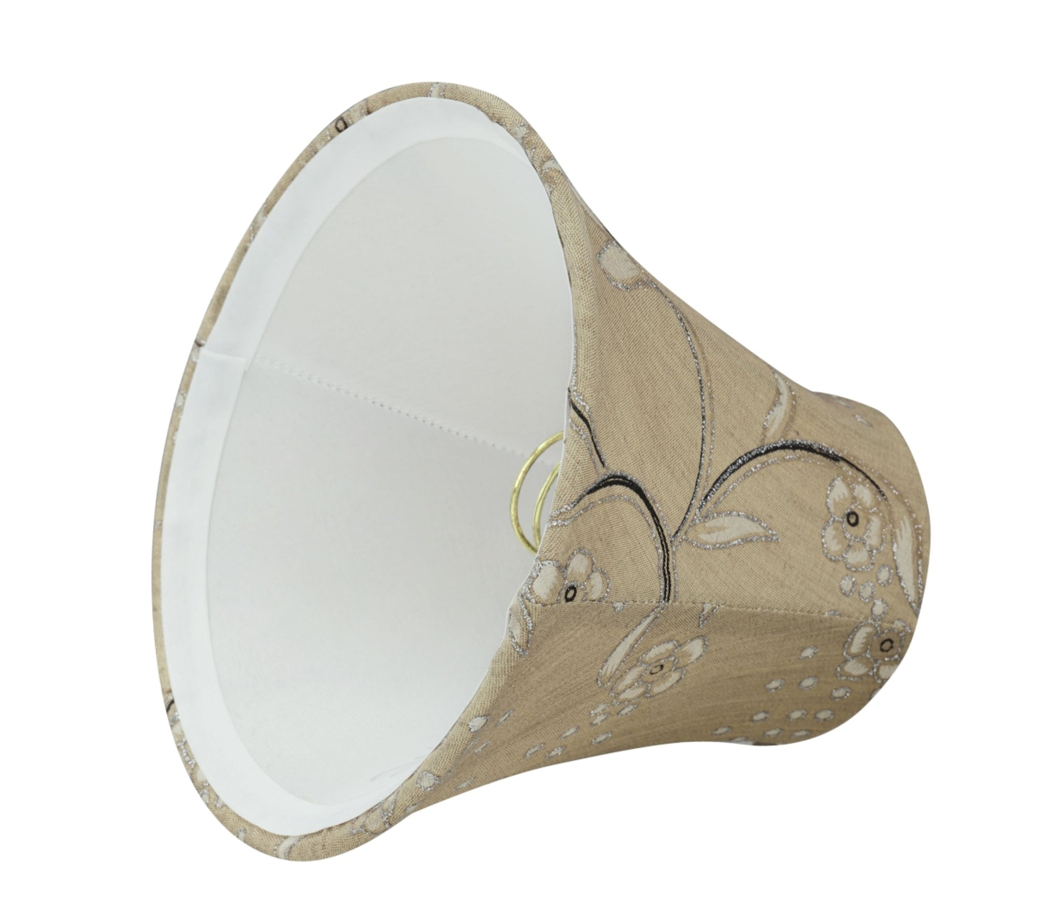 30069-X Small Bell Shape Chandelier Clip-On Lamp Shade Set