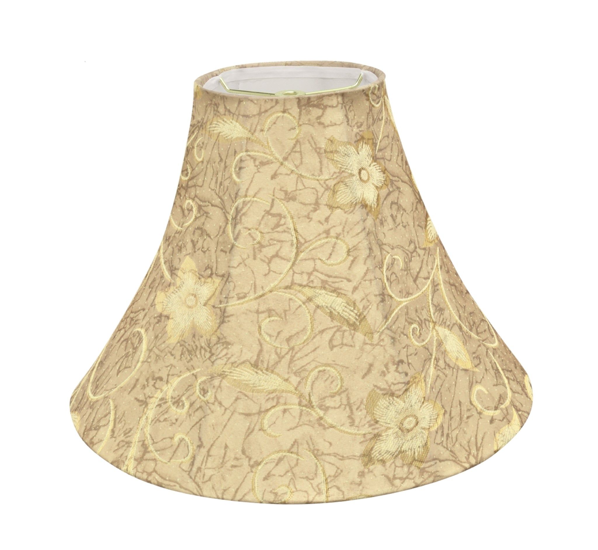 30084 Transitional Bell Shape Spider Construction Lamp Shade in