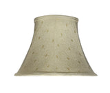 # 30100 Transitional Bell Shape Spider Construction Lamp Shade in Camel, 13" wide (7" x 13" x 9 1/2")