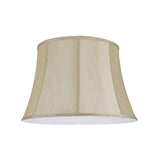 # 30121 Transitional Bell Shape Spider Construction Lamp Shade in Beige Faux Silk Fabric, 18" wide bottom (13" x 18" x 12")