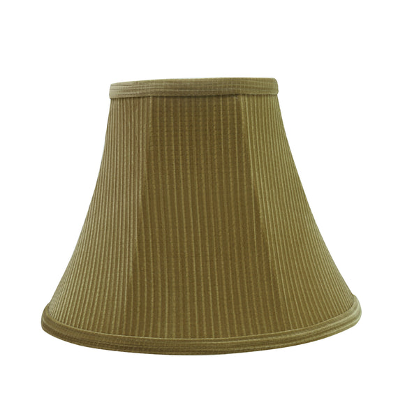 # 30159 Transitional Bell Shape Spider Construction Lamp Shade in Brown-Green, 12