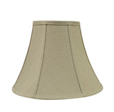 # 70160-21 One-Light Plug-In Swag Pendant Light Conversion Kit with Transitional Bell Fabric Lamp Shade, Beige, 12" width