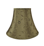 # 30164 Transitional Bell Shape Spider Construction Lamp Shade in Goldish Brown, 12" wide (6" x 12" x 9-1/2")