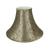 # 30165 Transitional Bell Shape Spider Construction Lamp Shade in Brown, 16" wide (6" x 16" x 12")