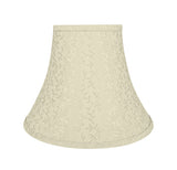 # 30168 Transitional Bell Shape Spider Construction Lamp Shade in Beige, 12" wide (6" x 12" x 9-1/2")