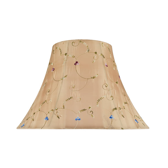 # 30181 Transitional Bell Shaped Spider Construction Lamp Shade in Gold, 17