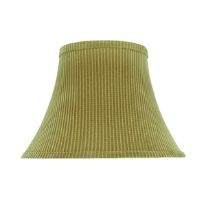 # 30211 Transitional Bell Shape Spider Construction Lamp Shade in Brown Green, 13" wide (7" x 13" x 9 1/2")