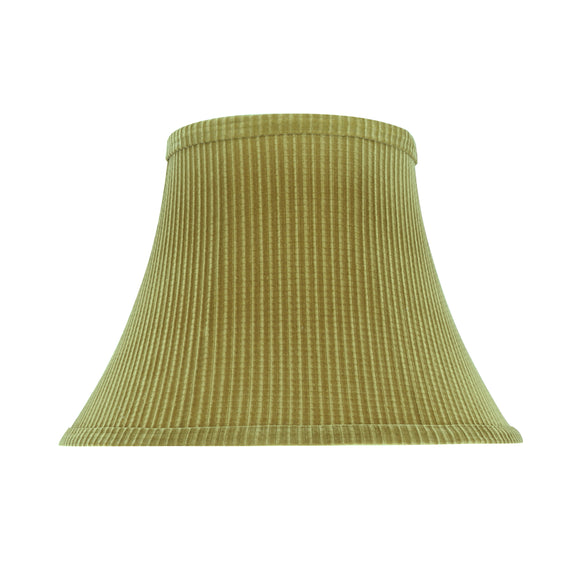 # 30211 Transitional Bell Shape Spider Construction Lamp Shade in Brown Green, 13