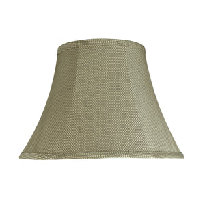 # 30214 Transitional Bell Shape Spider Construction Lamp Shade in Light Beige, 13" wide (7" x 13" x 9 1/2")