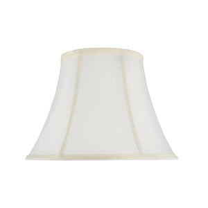 # 30216 Transitional Bell Shaped Spider Construction Lamp Shade in Off-White, 13" wide (7" x 13" x 9 1/2")