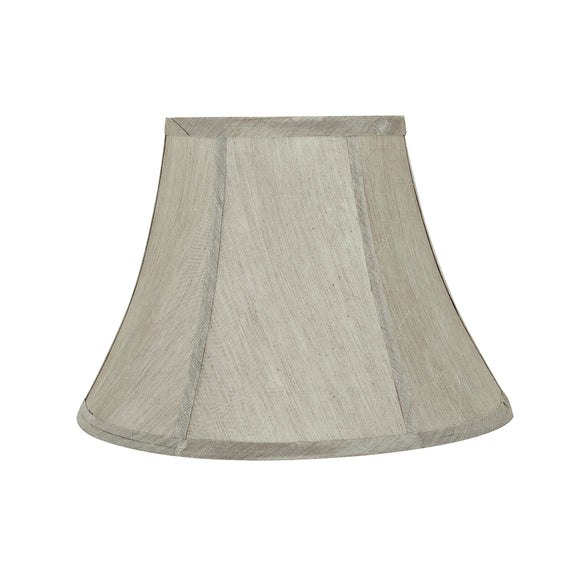 # 30218 Transitional Bell Shaped Spider Construction Lamp Shade in Silver Grey, 13
