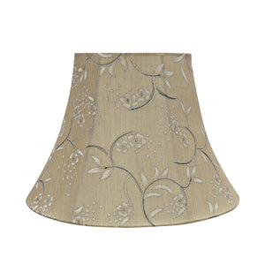 # 30220 Transitional Bell Shaped Spider Construction Lamp Shade in Light Gold, 13" wide (7" x 13" x 9 1/2")