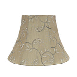 # 30220 Transitional Bell Shaped Spider Construction Lamp Shade in Light Gold, 13" wide (7" x 13" x 9 1/2")