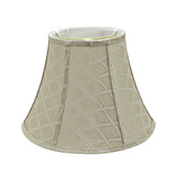 # 30222 Transitional Bell Shaped Spider Construction Lamp Shade in Off White, 13" wide (7" x 13" x 9 1/2")