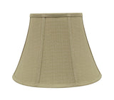 # 70223-21 One-Light Plug-In Swag Pendant Light Conversion Kit with Transitional Bell Fabric Lamp Shade, Beige, 13" width