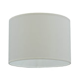 # 31012 Transitional Drum Shape Spider Construction Lamp Shade in Off White Fabric, 14" wide (14" x 14" x 10")
