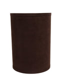 # 31018 Transitional Hardback Drum (Cylinder) Shape Spider Construction Lamp Shade in Dark Brown, 8" wide (8" x 8" x 11")