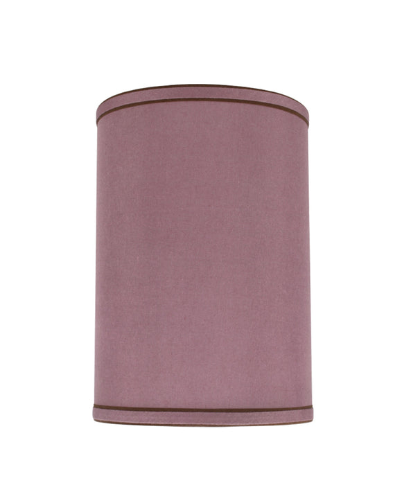 # 31020 Transitional Hardback Drum (Cylinder) Shape Spider Construction Lamp Shade, Reddish Purple, 8