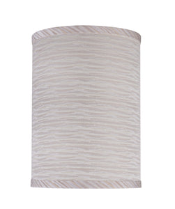 # 31027  Transitional Hardback Drum (Cylinder) Shape Spider Construction Lamp Shade in Striped, 8" wide (8" x 8" x 11")