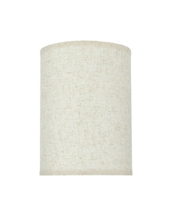 # 31030 Transitional Hardback Drum (Cylinder) Shape Spider Construction Lamp Shade in Flaxen, 8" wide (8" x 8" x 11")