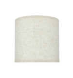 # 31051 Transitional Hardback Drum (Cylinder) Shape Spider Construction Lamp Shade in Flaxen Linen, 8" wide (8" x 8" x 8")