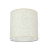 # 31051 Transitional Hardback Drum (Cylinder) Shape Spider Construction Lamp Shade in Flaxen Linen, 8" wide (8" x 8" x 8")